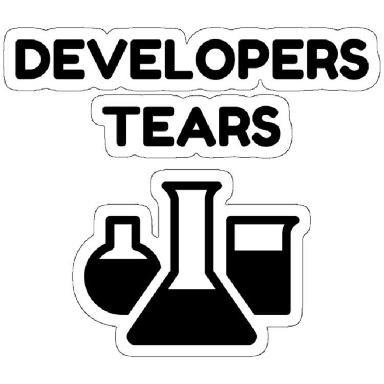 استیکر لپ تاپ مدل QA Quality Assurance Engineer Funny Developers Tears