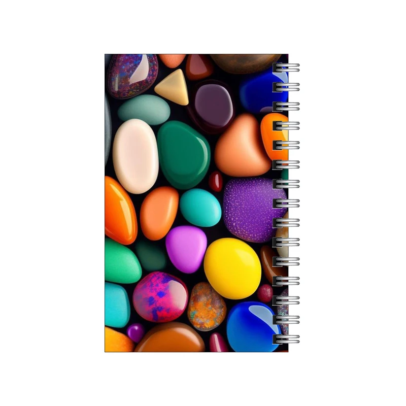 دفترچه یادداشت مدل to do list طرح سنگ های رنگی کد 7208747