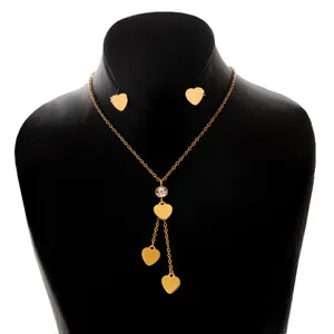 نیم ست زنانه مدل قلب کد tdn440