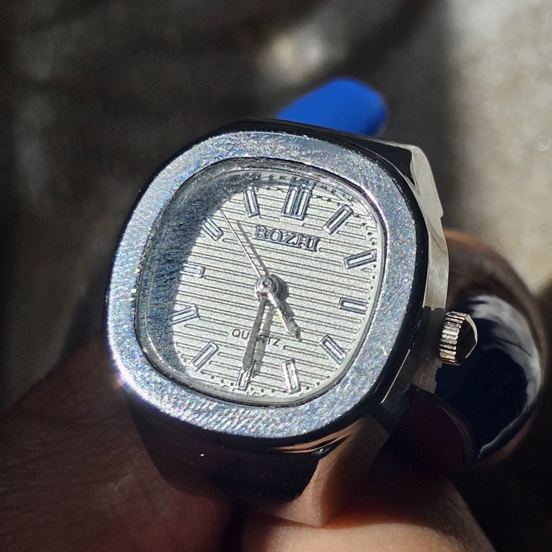 انگشتر مدل ساعت دار کد GL230