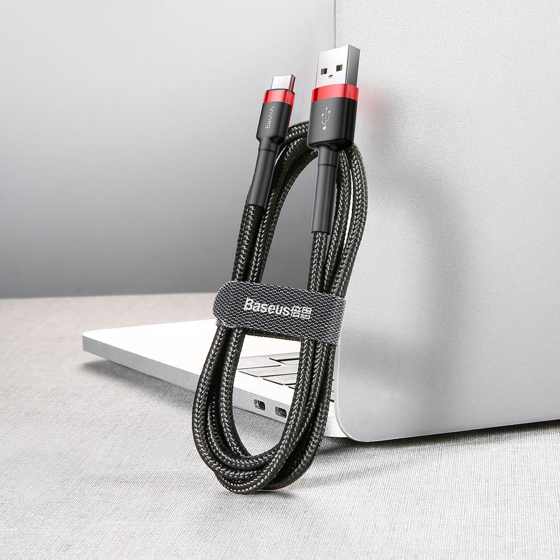 کابل تبدیل USB به USB-C باسئوس  مدل CATKLF-C91 Cafule طول 2 متر