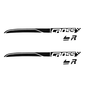 برچسب بدنه خودرو هئوروتات طرح کوئیک مدل CROSS مجموعه 4 عددی