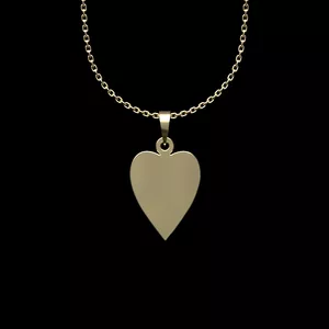 گردنبند طلا 18 عیار زنانه مدوپد مدل قلب کد II2-1-1226