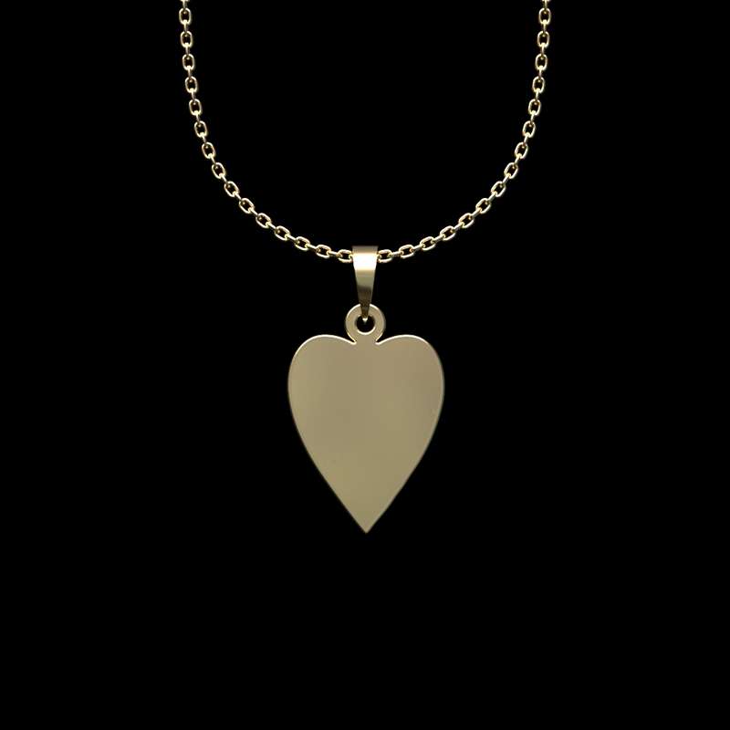 گردنبند طلا 18 عیار زنانه مدوپد مدل هندسی کد CA10170