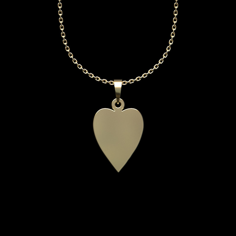 گردنبند طلا 18 عیار زنانه مدوپد مدل هندسی کد CA10170