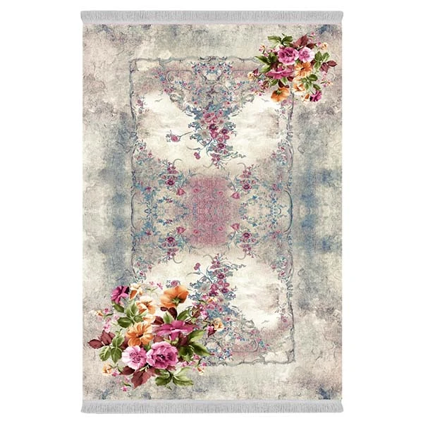 فرش پارچه‌ای دفه مدل  فرشینه طرح مدرن کد  223