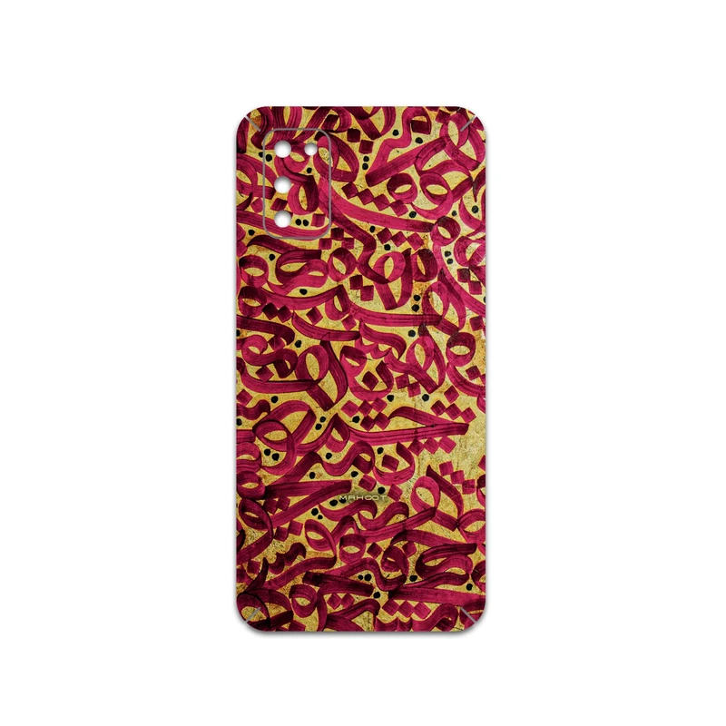 برچسب پوششی ماهوت مدل Nastaliq-6 مناسب برای گوشی موبایل سامسونگ Galaxy M02s