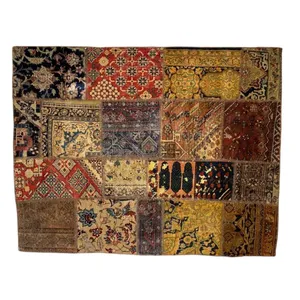 کلاژ فرش دستباف 2 متری مدل وینتج کد 48