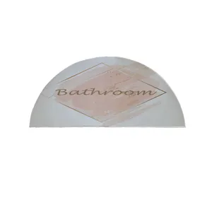 پادری مدل نیم دایره طرح حمام کد 8703 سایز 90×45 سانتی متر