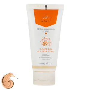 کرم ضد آفتاب رنگی آرت وینا SPF 50 مدل 1 ‌محافظ PA+++ ،UVA ،UVB مناسب انواع پوست حجم 50 میلی‌لیتر