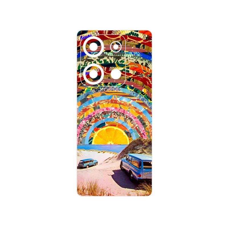 برچسب پوششی ماهوت مدل Collage of Orange Sky مناسب برای گوشی موبایل شیائومی Redmi Note 14S