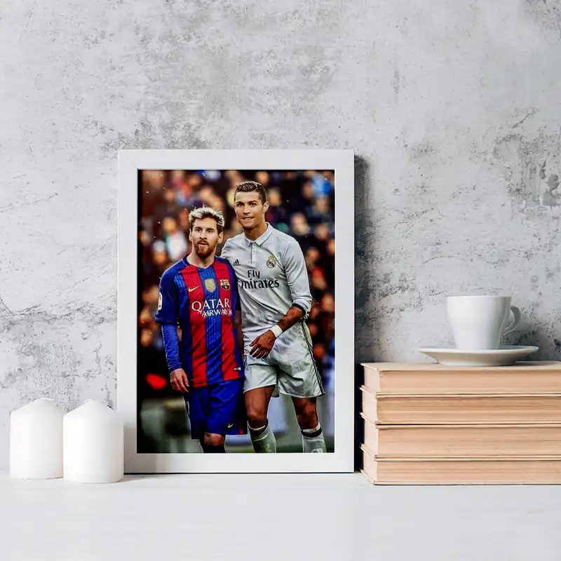 تابلو خندالو مدل مسی و رونالدو کد 1966