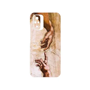MAHOOT The Creation of Adam of MichelAnge Cover Sticker for Xiaomi Redmi Note 10