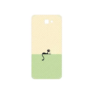 MAHOOT Minimal Internet Cat Icon Cover Sticker for Samsung Galaxy J7 Prime