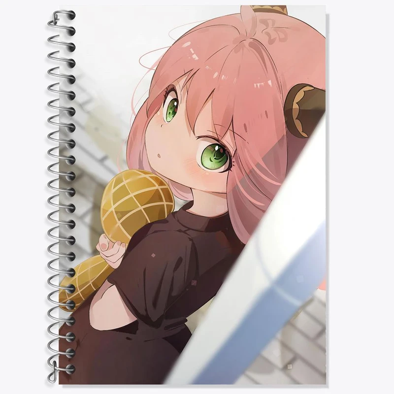 دفتر لغت 50 برگ خندالو مدل آنیا فورجر انیمه اسپای ایکس فمیلی Spy x Family کد 24197