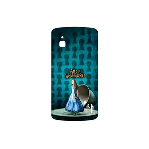 MAHOOT Alice in Wonderland Cover Sticker for Google Nexus 4