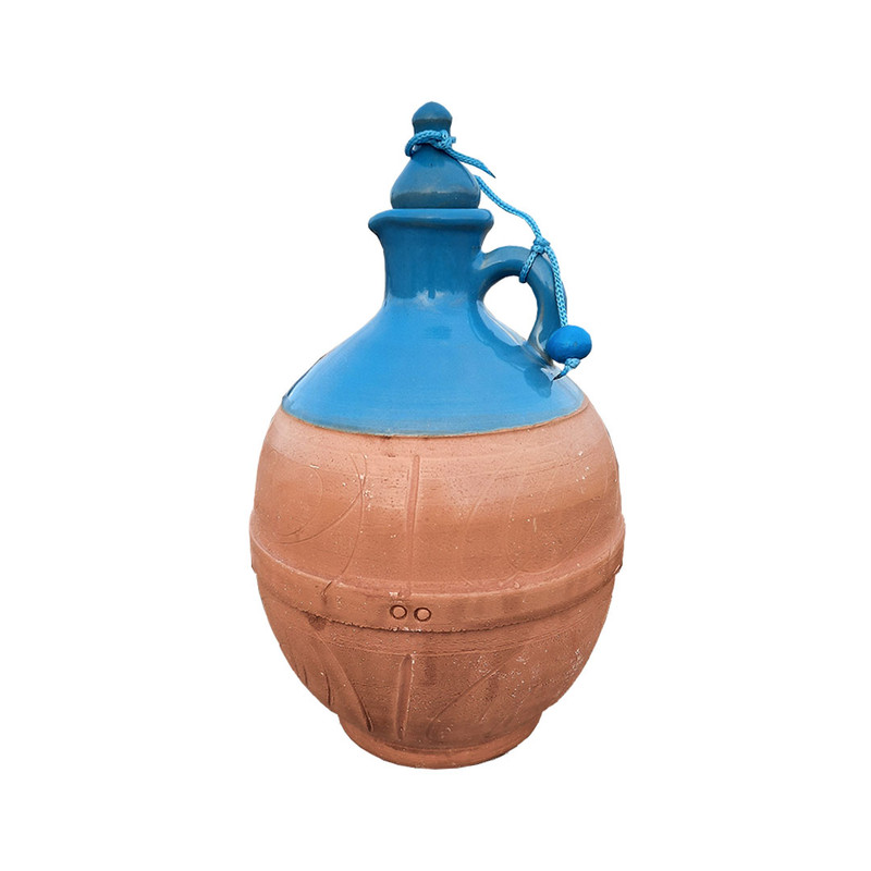بطری سفالی مدل گرد کد 02