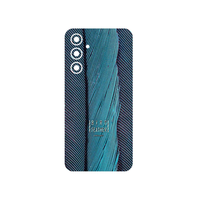 برچسب پوششی ماهوت مدل Turquoise feathers مناسب برای گوشی موبایل سامسونگ Galaxy A54