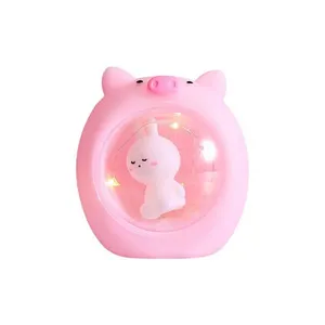 چراغ خواب کودک طرح خوک مدل KH100