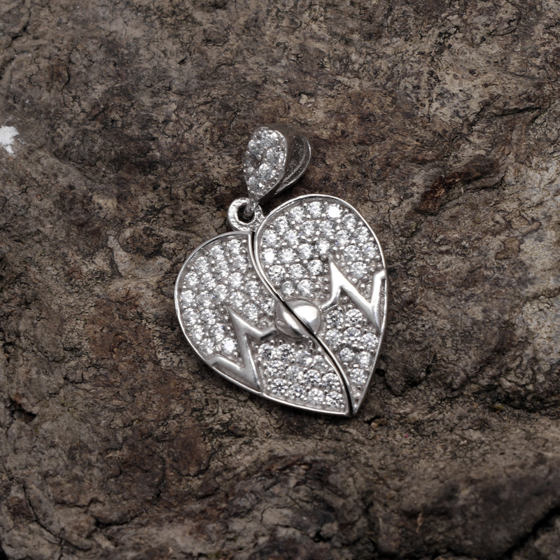 آویز گردنبند نقره زنانه مدل GTA-572 آویز گردنبند نقره زنانه مدل GTA-572