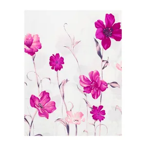 ملحفه آدنو مدل بنفشه کد IR92 دونفره سایز 140x200 سانتی متر