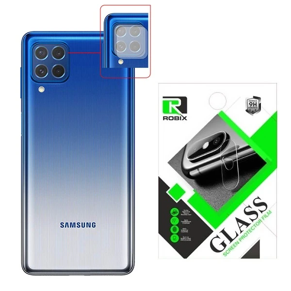 محافظ لنز دوربین روبیکس مدل LZM62 مناسب برای گوشی موبایل سامسونگ Galaxy  M62 بسته دو عددی