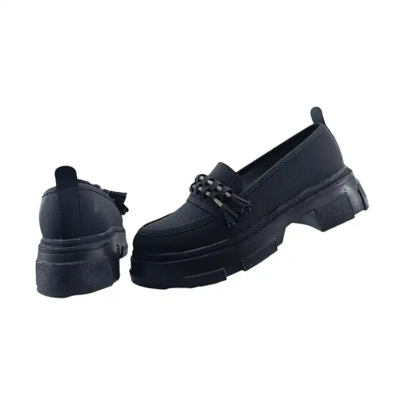 کفش زنانه مدل نگین زیره تانکی رنگ مشکی