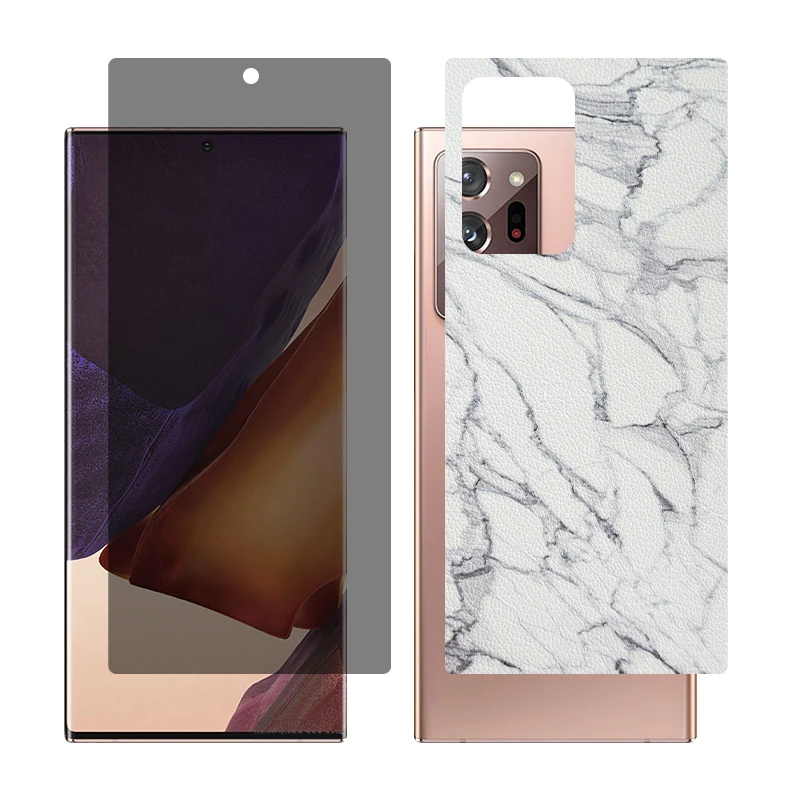 محافظ صفحه نمایش حریم شخصی گلس مدل Together مناسب برای گوشی موبایل سامسونگ Galaxy Note20 Ultra 5G به همراه برچسب پوششی