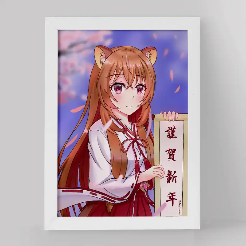 تابلو خندالو مدل رافتالیا انیمه ظهور قهرمان سپر کد 15975