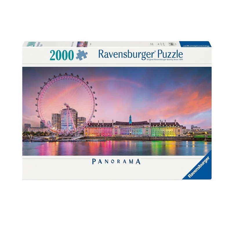 پازل 2000 تکه راونزبرگر مدل Panorama Colorful London کد 12000805 مناسب برای 14 سال به بالا