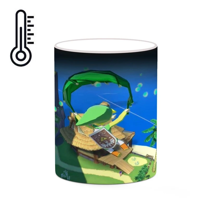 ماگ حرارتی کاکتی مدل بازی زلدا The Legend Of Zeldaː The Wind Waker کد mgh31007