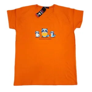 تی شرت آستین کوتاه زنانه مدل سه راسو