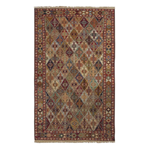 گلیم دستباف دو و نیم متری طرح سوزنی مدل H19 گلیم دستباف دو و نیم متری طرح سوزنی مدل H19