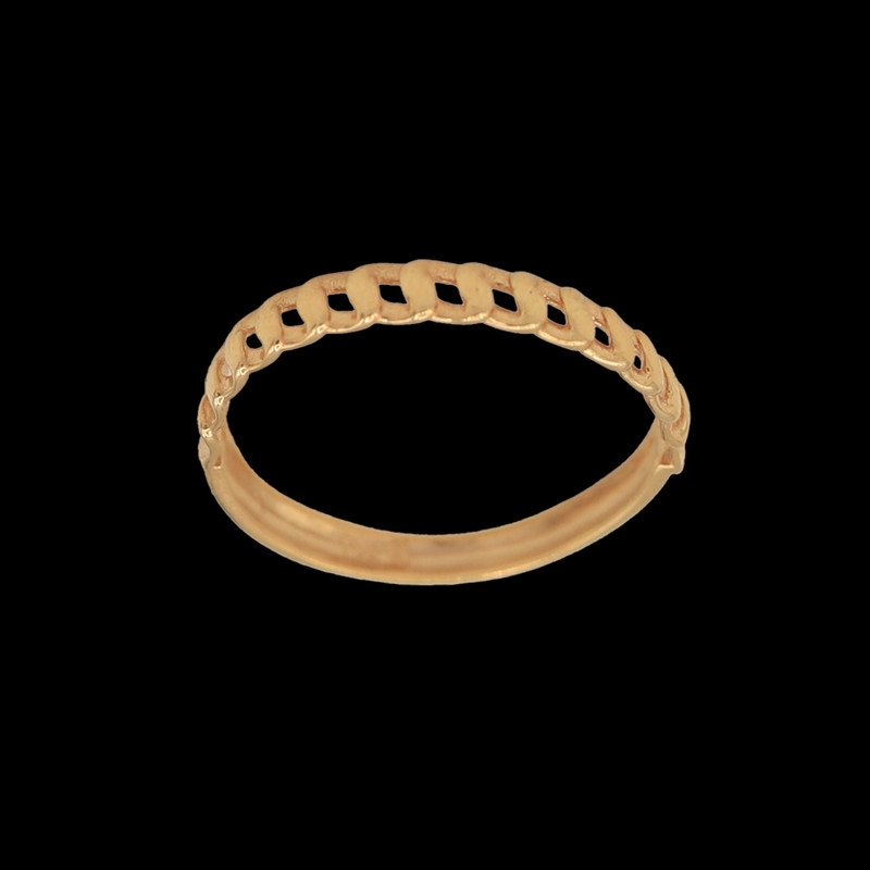 انگشتر طلا 18 عیار زنانه ناریا مدل  ELARIS کد AB-21-6  سایز 58