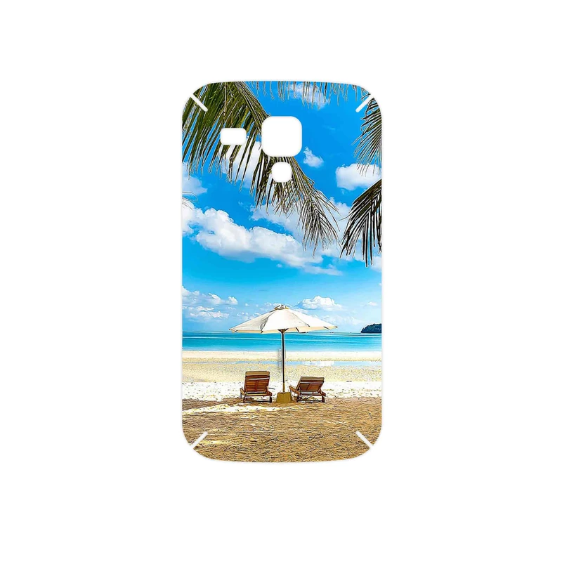 برچسب پوششی ماهوت مدل Beach مناسب برای گوشی موبایل سامسونگ Galaxy S Duos GT S7562