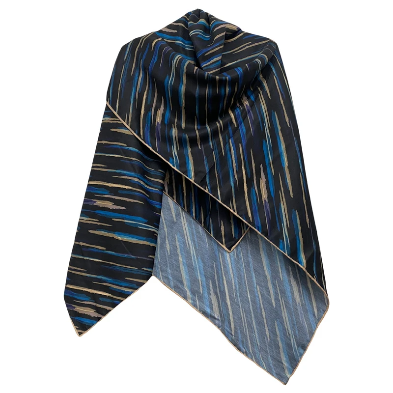 روسری زنانه مدل نخی کجراه پاییزه دست دوز کد 1851