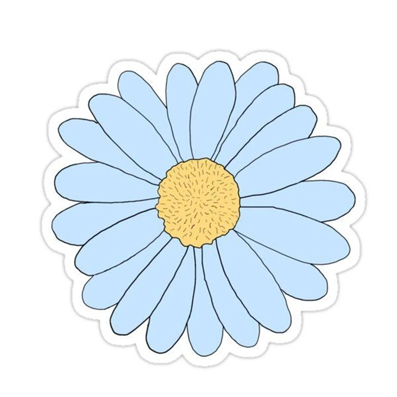 استیکر لپ تاپ طرح گل کد 2886