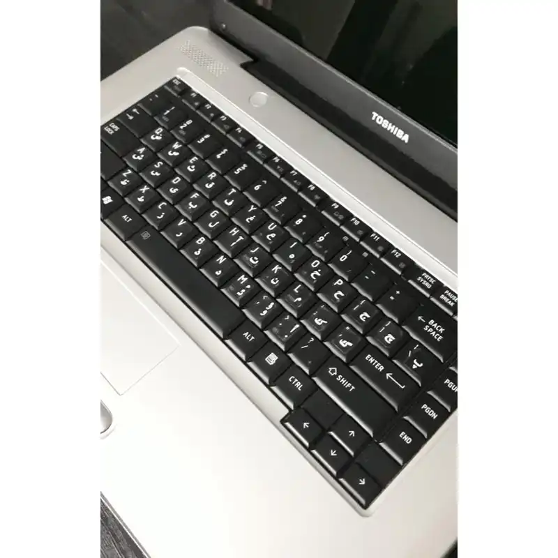 برچسب کیبورد حروف فارسی شفاف مدل 2022