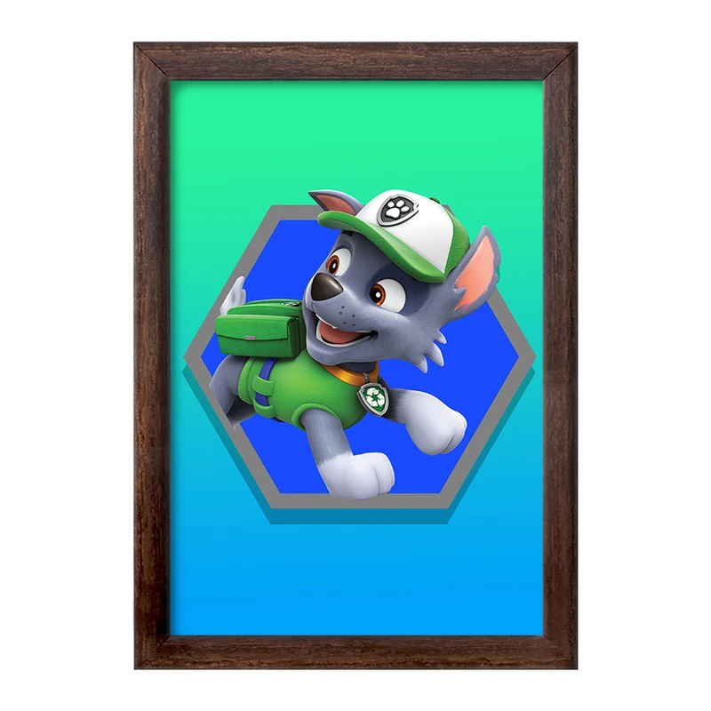 تابلو خندالو طرح راکی سگ های نگهبان Paw Patrol  کد 12590