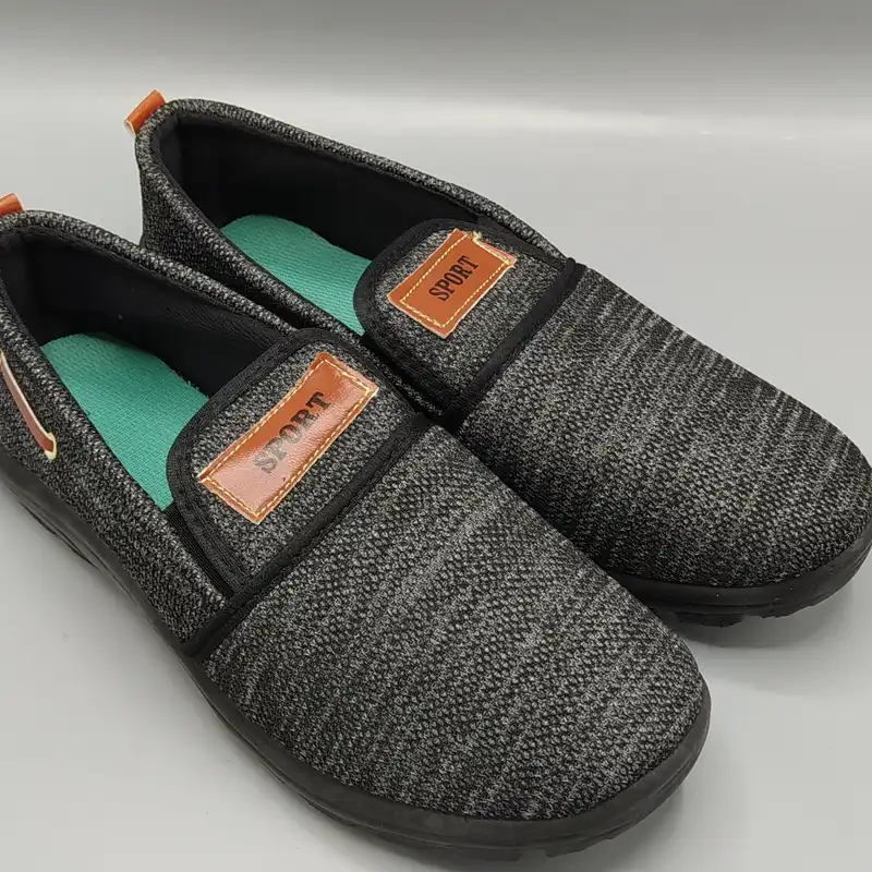 کفش پیاده روی مدل دیپلمات کمربندی رنگ ذغالی