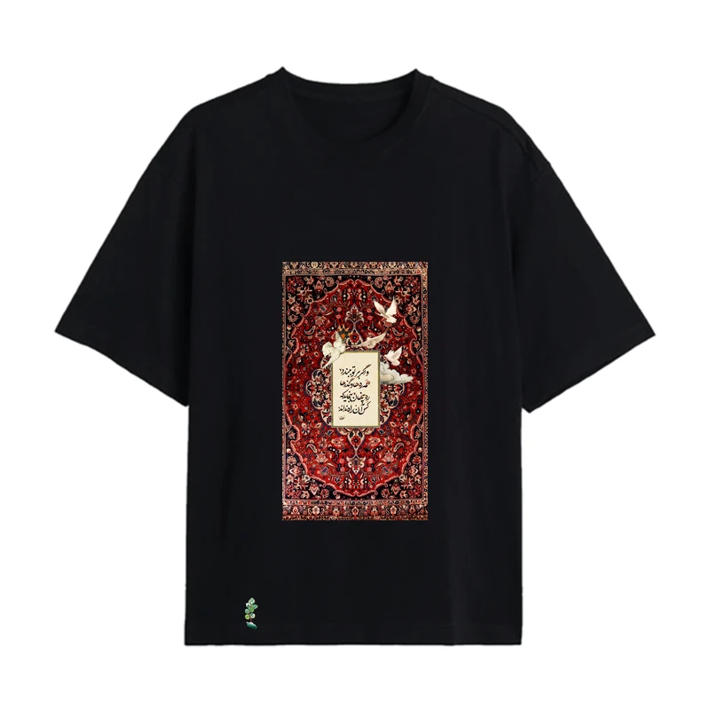 تی‌شرت اورسایز آستین کوتاه زنانه مدل 3012