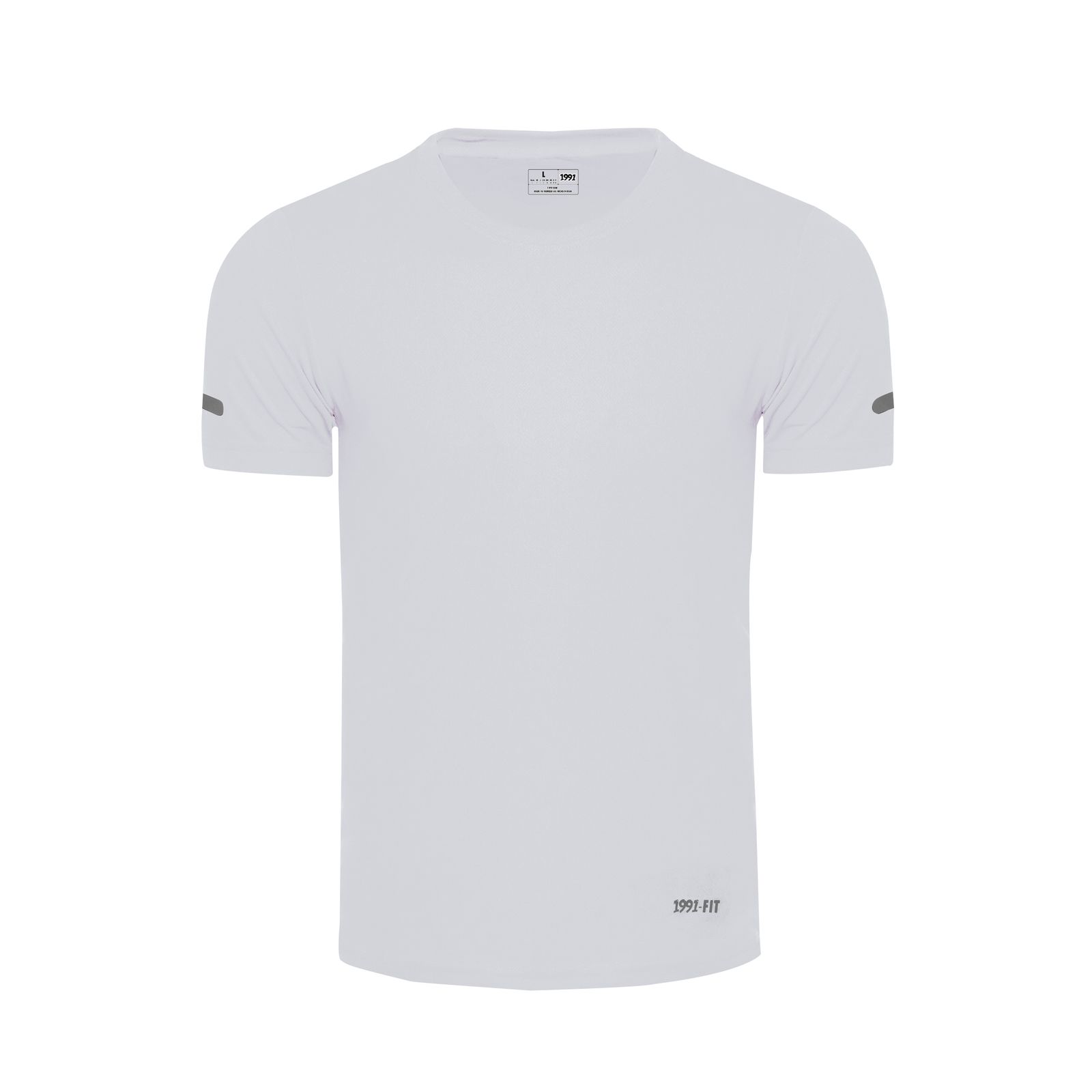 تی شرت آستین کوتاه ورزشی مردانه نوزده نودیک مدل TS1962 W -  - 7