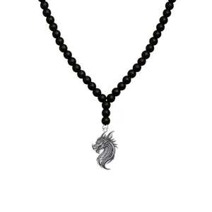 گردنبند هایکا طرح رخ اژدها کد bg.h 132