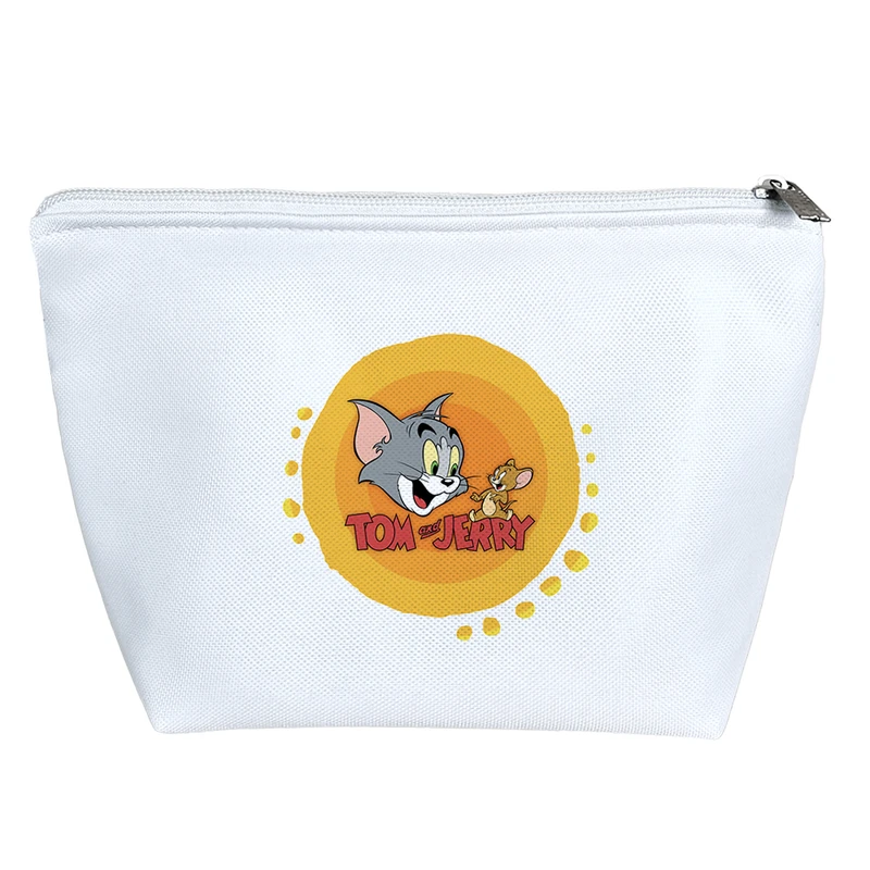 کیف لوازم آرایش دخترانه خندالو مدل انیمیشن تام و جری کد 818