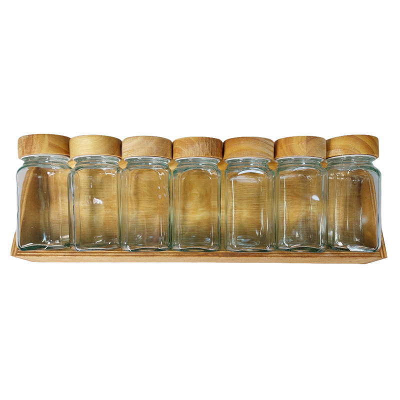 ست جای ادویه 8 پارچه مدل چنار کد M10