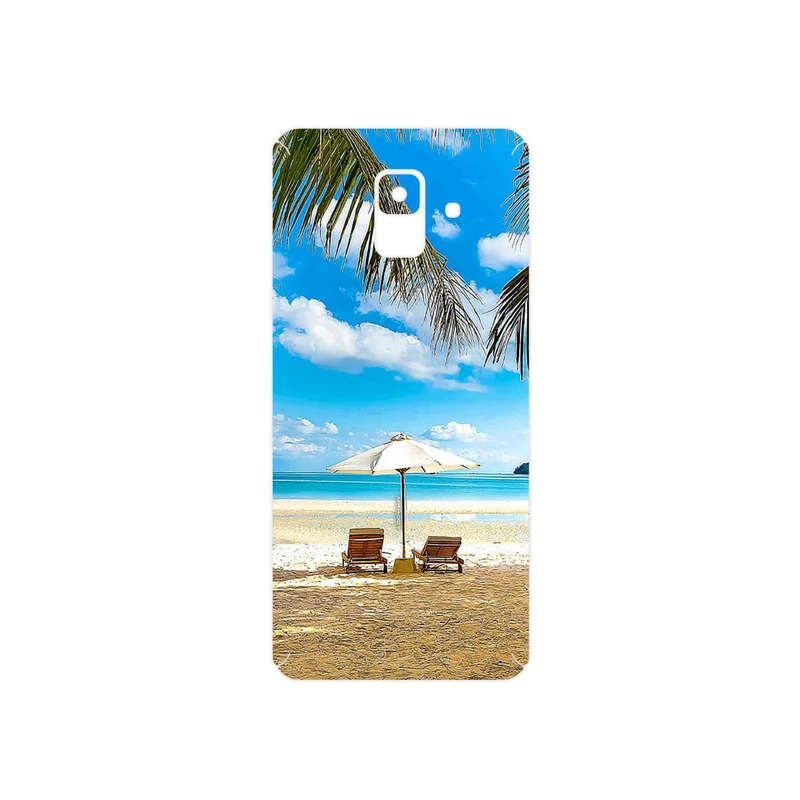 برچسب پوششی ماهوت مدل Beach مناسب برای گوشی موبایل سامسونگ Galaxy A6 2018