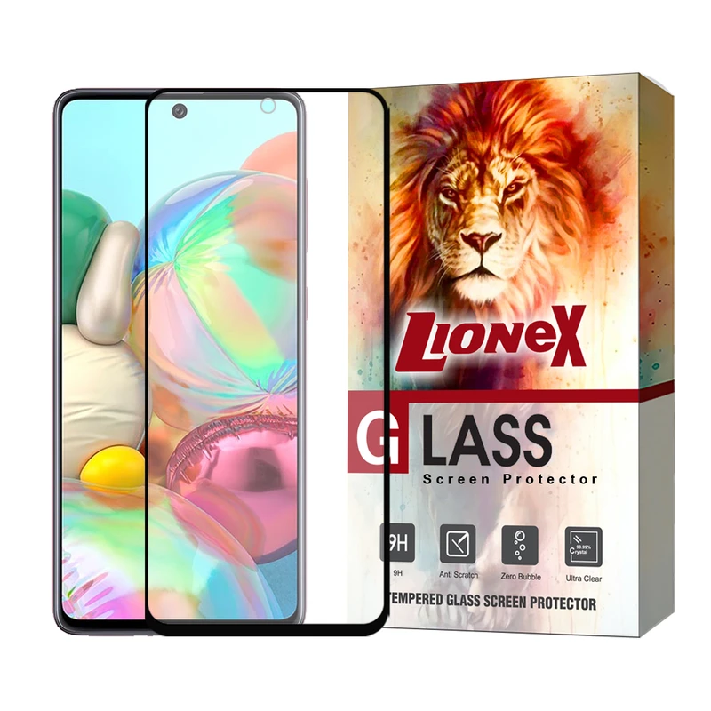  محافظ صفحه نمایش سرامیک مات لایونکس مدل MCERAMLION مناسب برای گوشی موبایل سامسونگ Galaxy A71 4G / 5G