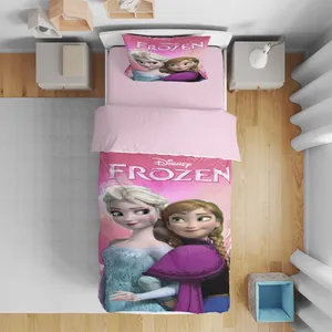 سرویس روتختی کودک مدل فروزن 4490 یک نفره 5 تکه