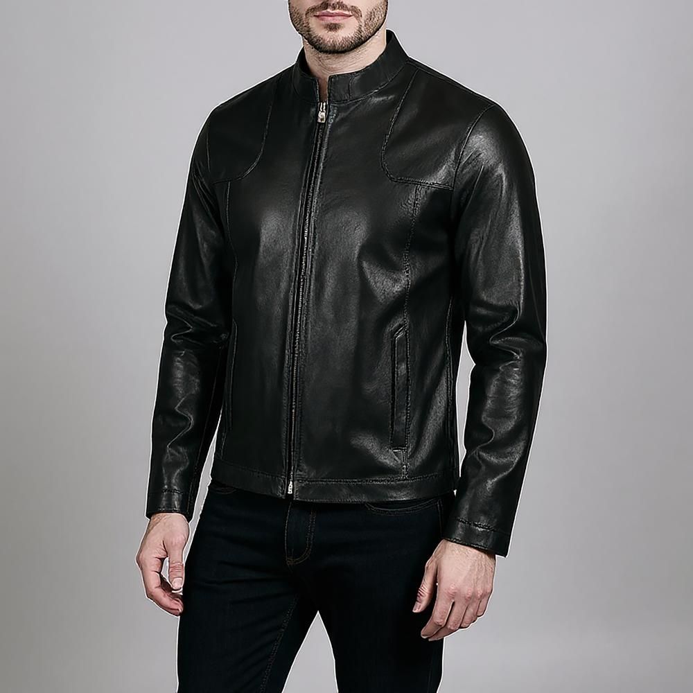 کت چرم مردانه چرم مشهد مدل K0608-001 -  - 1