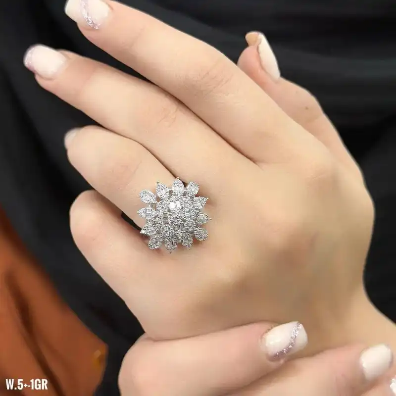 انگشتر نقره زنانه مدل MRJ6416